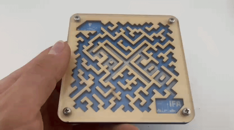 [Laser cut and engrave] IFA Pocket Maze