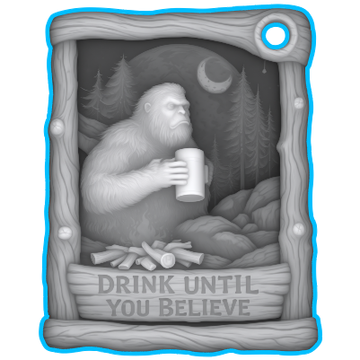 DrinkUntilYouBelieveKeychain.xs