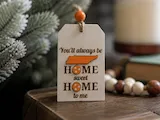 [Laser cut and engrave] Tennessee Volunteers Home Sweet Home Ornament