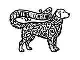 [Laser cut and engrave] Stay Loyal Dog Silhouette Wall Art with Filigree Pattern
