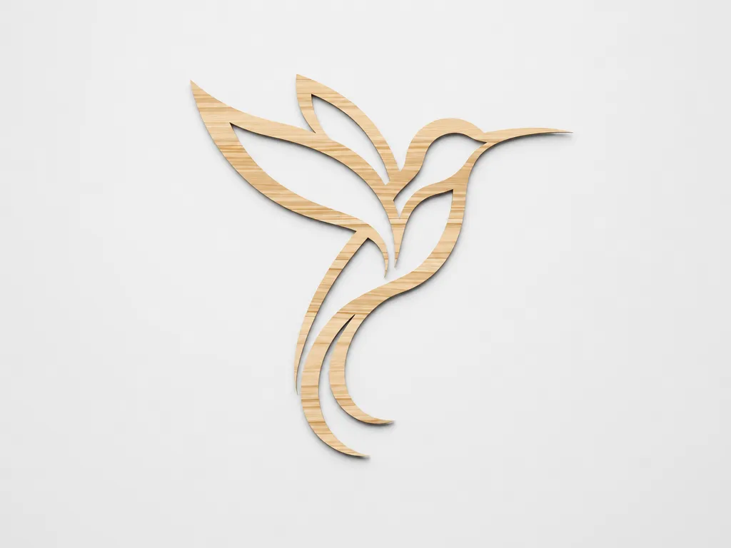 Hummingbird - Laser Cutting Design