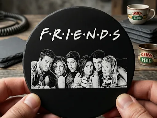 Friends TV Show Themed Round Coaster