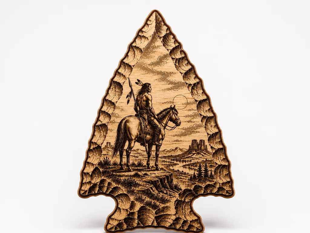 Arrowhead Scenic Cut and Engrave