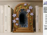 [Laser cut and engrave] Decorative Infinity Mirror Book Nook with Architectural and Floral Motifs Laser Cut Bundle
