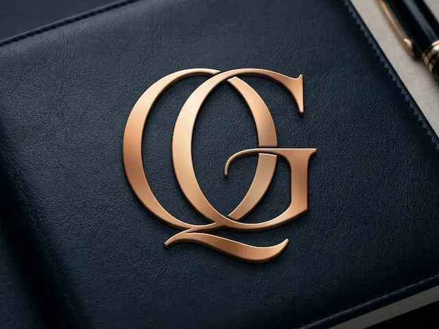 Elegant QG Monogram Logo Design