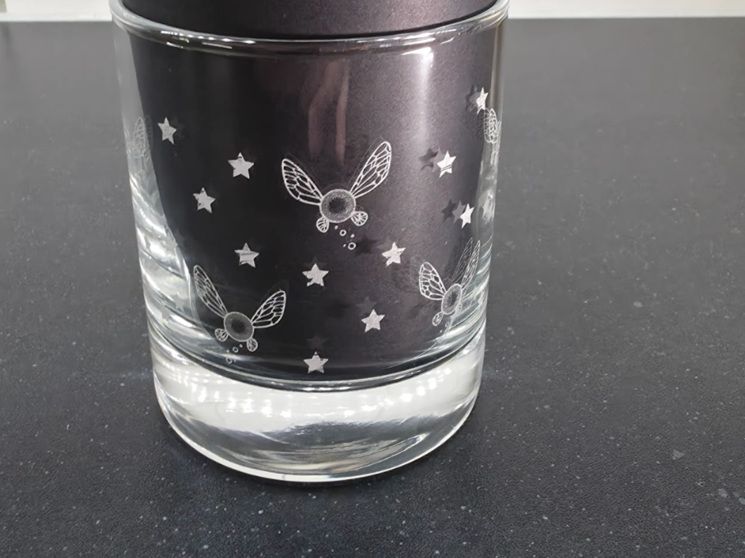 navy glass