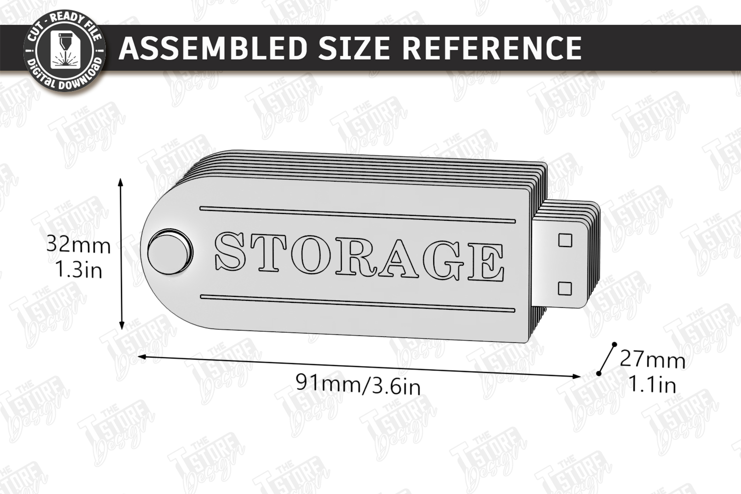 [Laser cut and engrave] Wooden SD Card and Memory Storage Organizer Cases Laser Cut Bundle. SD Card Case. Storage Box