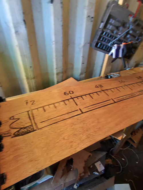 [Laser cut and engrave] person-pencil-ruler