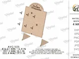 [Laser cut and engrave] 3D Christmas Ornament Display Stands Bundle. Christmas Ornament Holder Rack Laser Cut Files. Wooden Ornament Display SVG. Holiday Decor