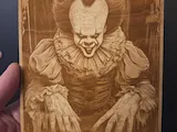 [Laser cut and engrave] Pennywise the Dancing Clown horror portrait wall art