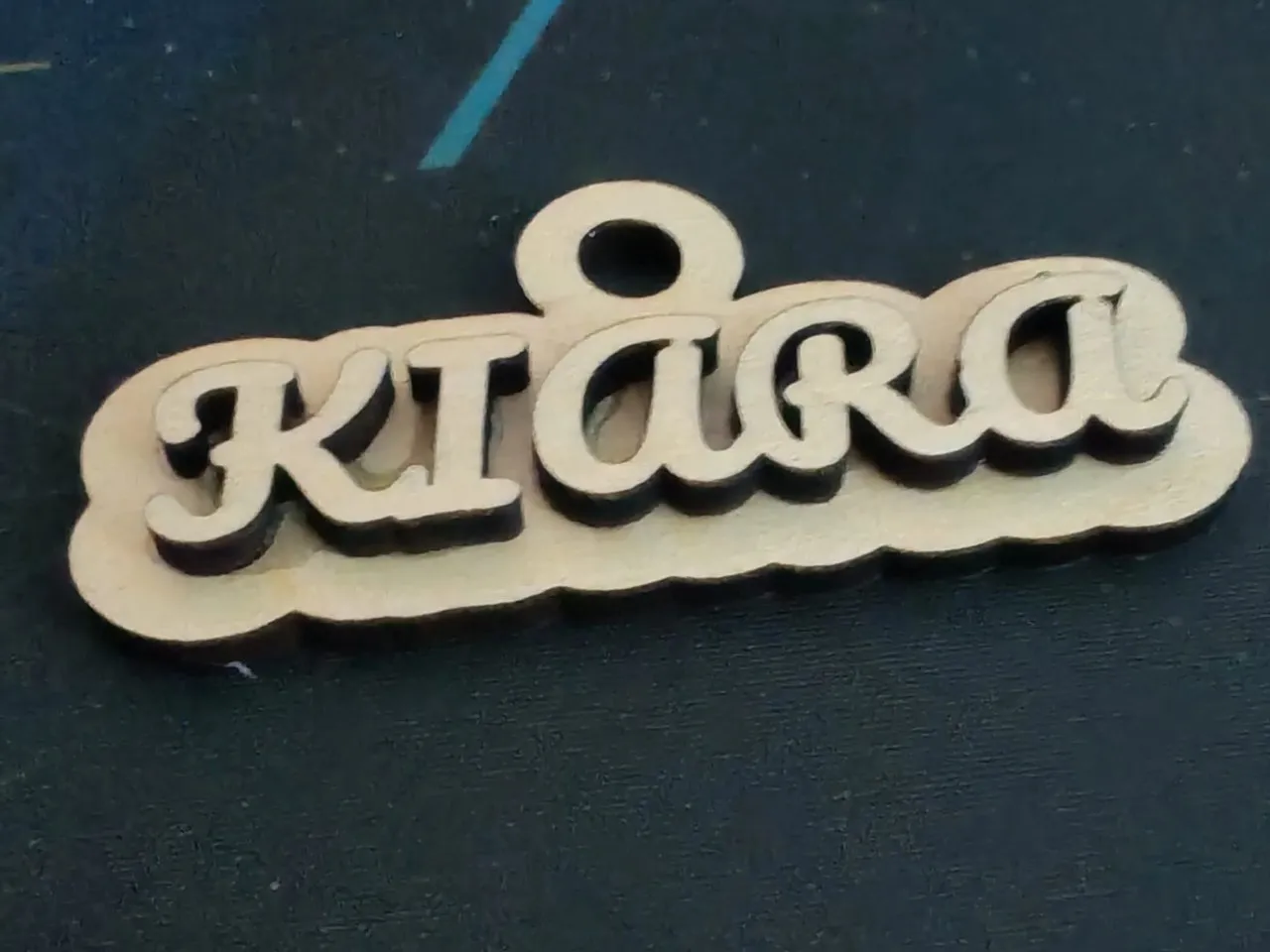[Laser cut and engrave] Targhetta