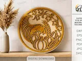 [Laser cut and engrave] Farm Signs Bundle. Farmhouse Wall Decor Lasercut Files. Layered Wooden Country Sign. Farm Animals SVG. Nature Scene. Home Decoration. Rustic