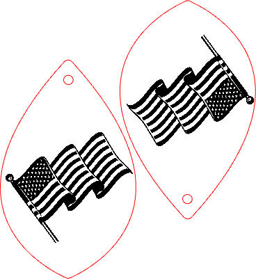 USFlagEarrings.xs