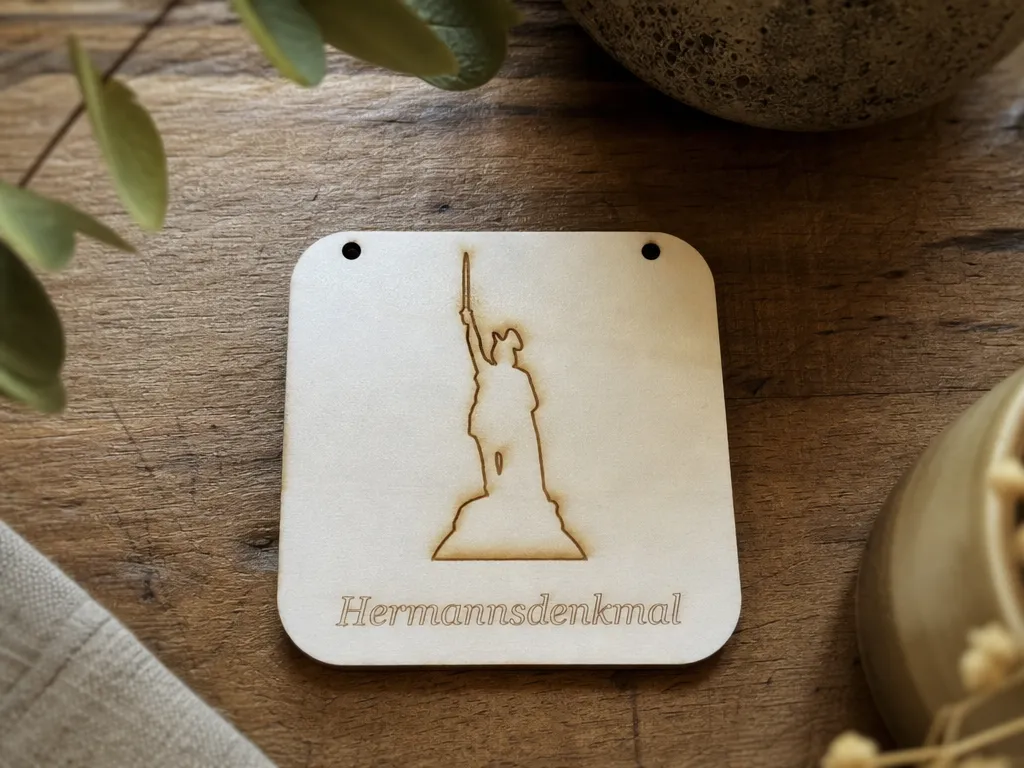 Untersetzer Hermannsdenkmal ohne Löcher