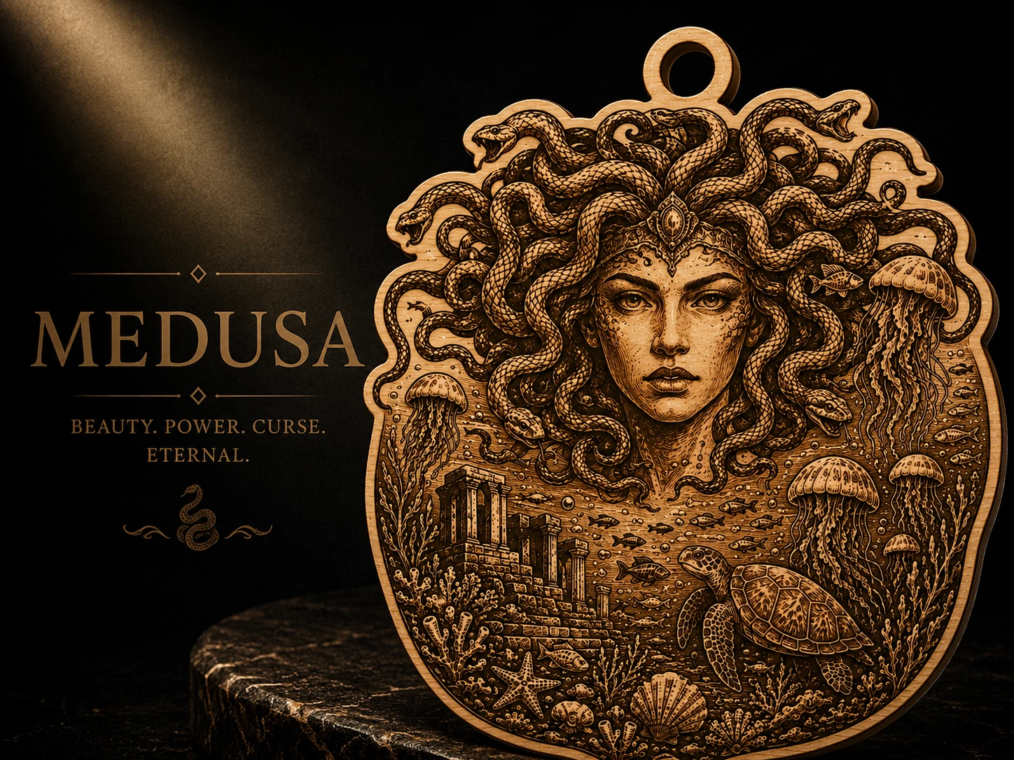 Medusa - Greek Mythology Pendant