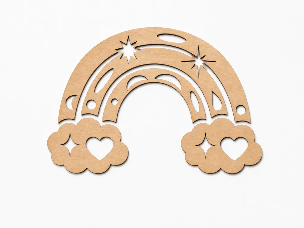 Nursery Rainbow - Decorative Laser Cut Design