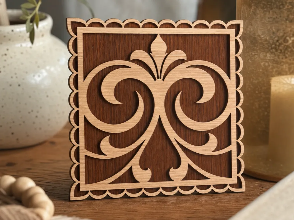 Panel - Decorative Laser Cut Design