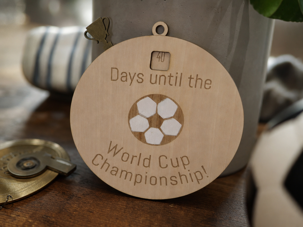 World Cup Countdown Hanging Sign