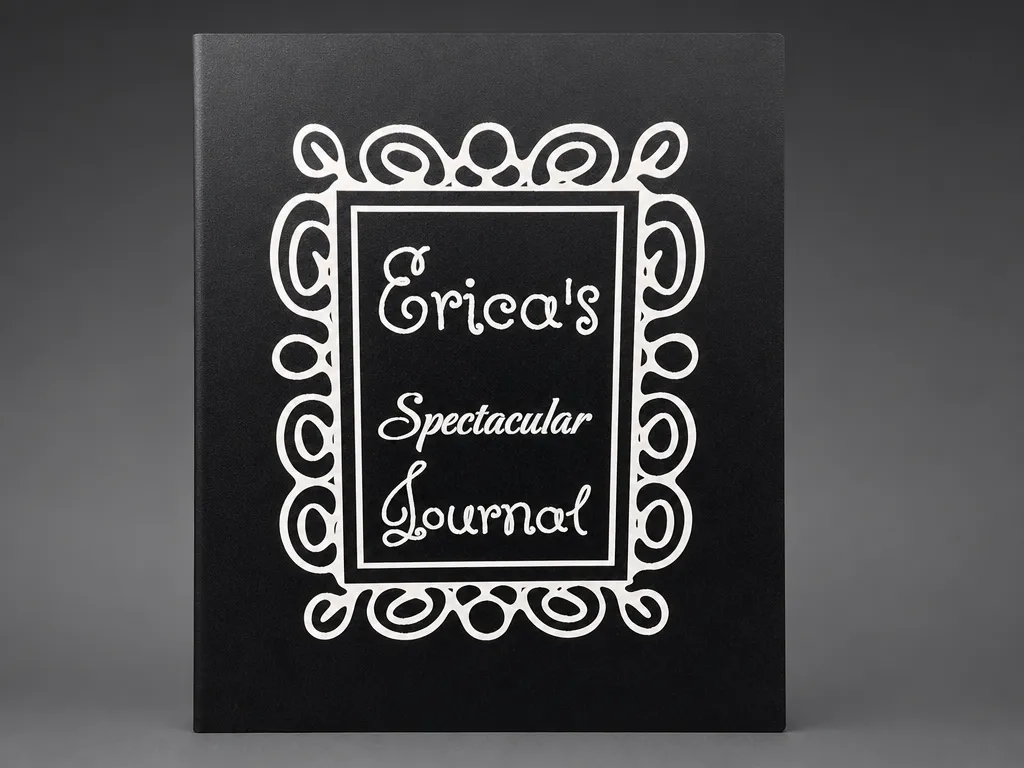 Simple Cardstock Engraving