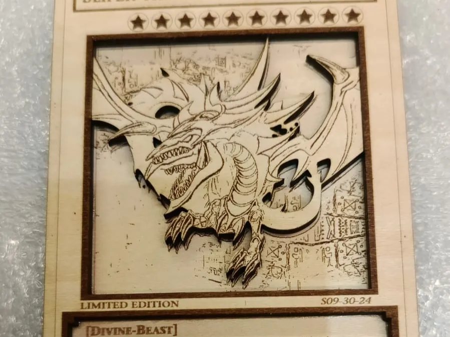 Carte de jeu à collectionner Slifer le Dragon du Ciel