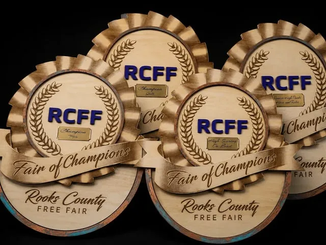 Champion Award Rosette Plaques