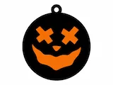 [Laser cut and engrave,Other] Halloween Hanging Ornaments with Pumpkin, Bat, Spiderweb, and Ghost Motifs