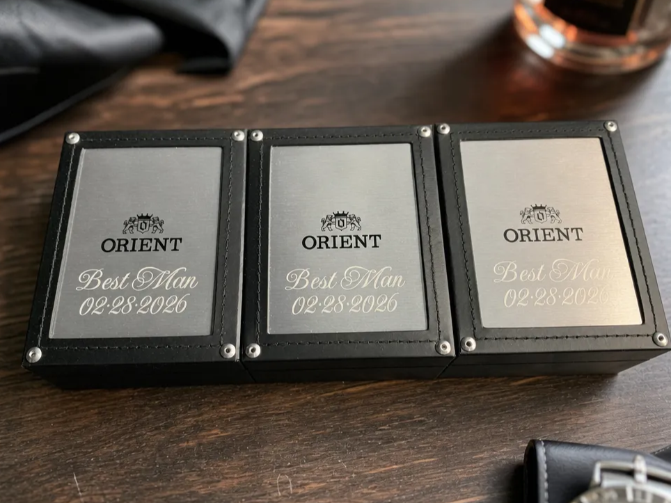 Orient Best Man Watch Presentation Boxes with Date