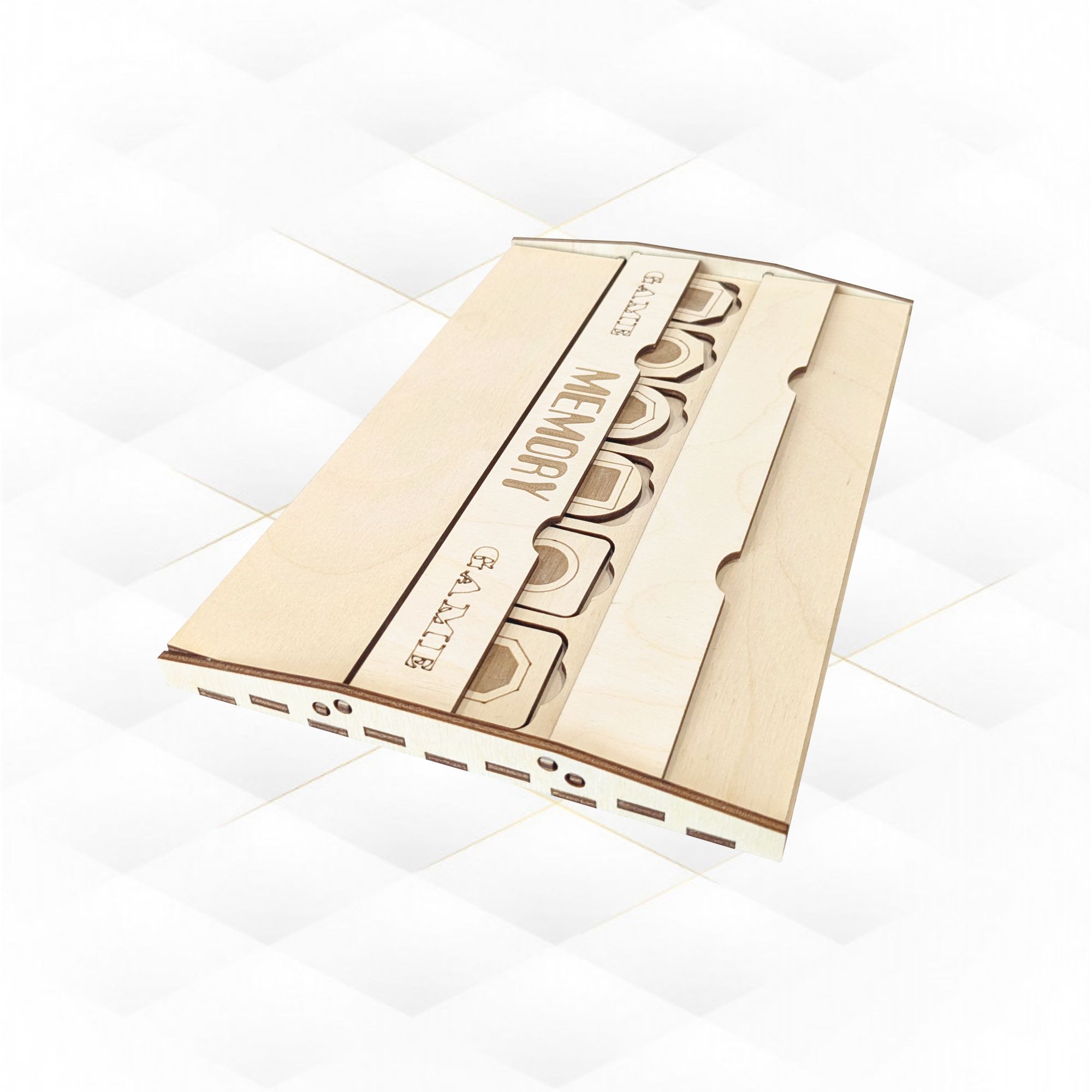 [Laser cut and engrave] Board Game Memory Laser Cut Template, Gift Set Games, Laser Cutting Model