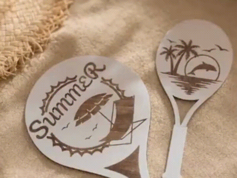 Raquettes de plage enfant et adulte personnalisable