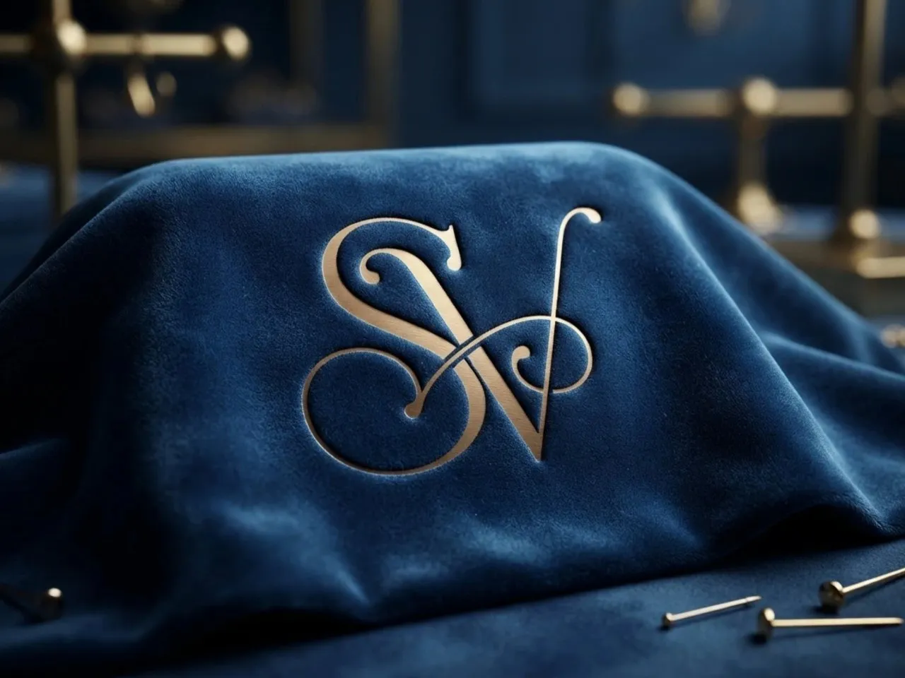 [Laser cut and engrave] SV Signature Luxe Initials Emblem