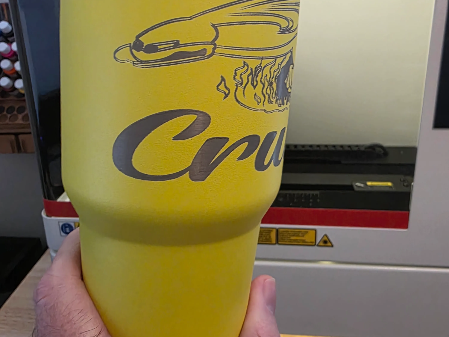 A car club tumbler