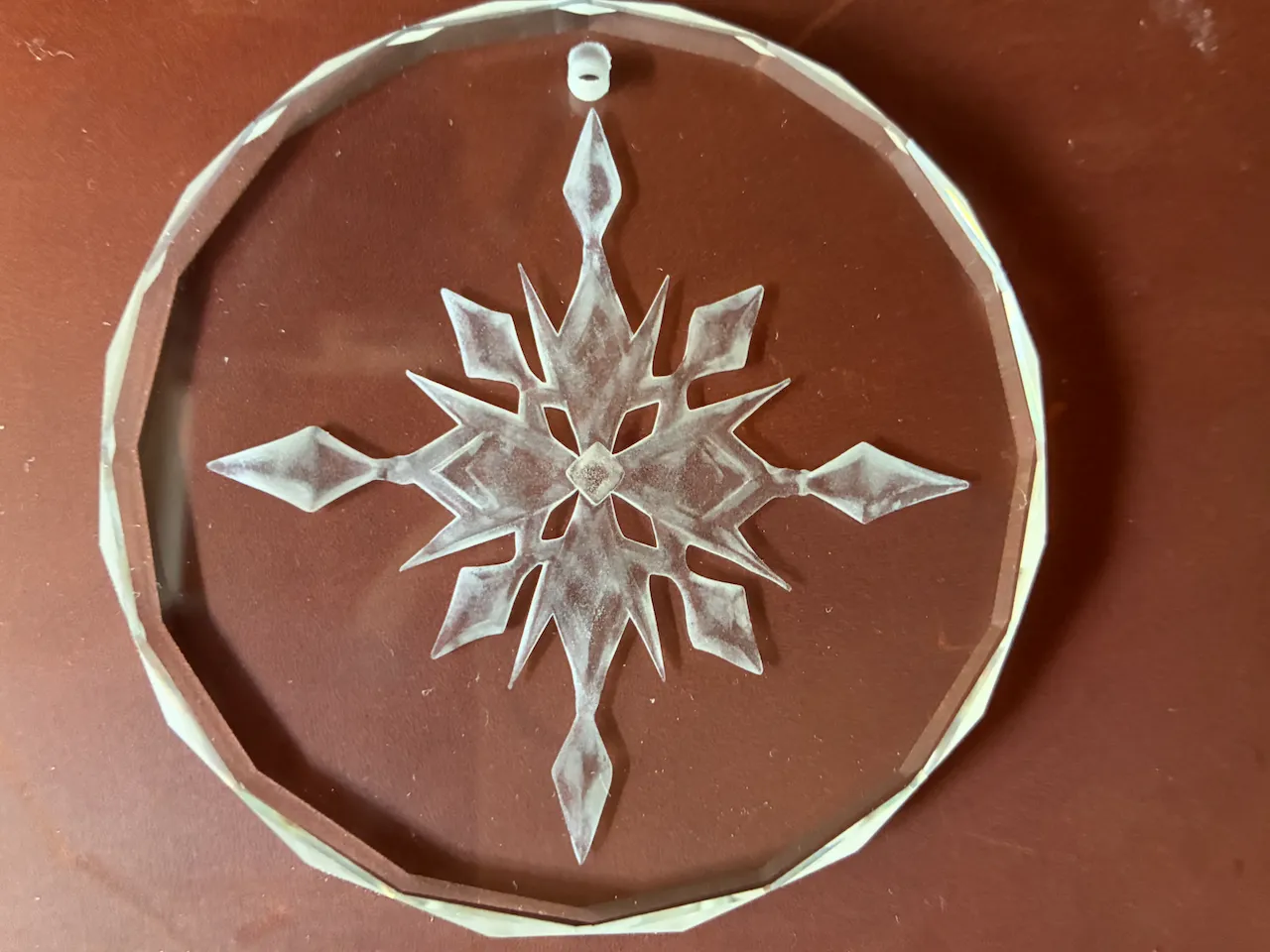 [Laser cut and engrave] Inner Engraving a K5 Crystal Ornament