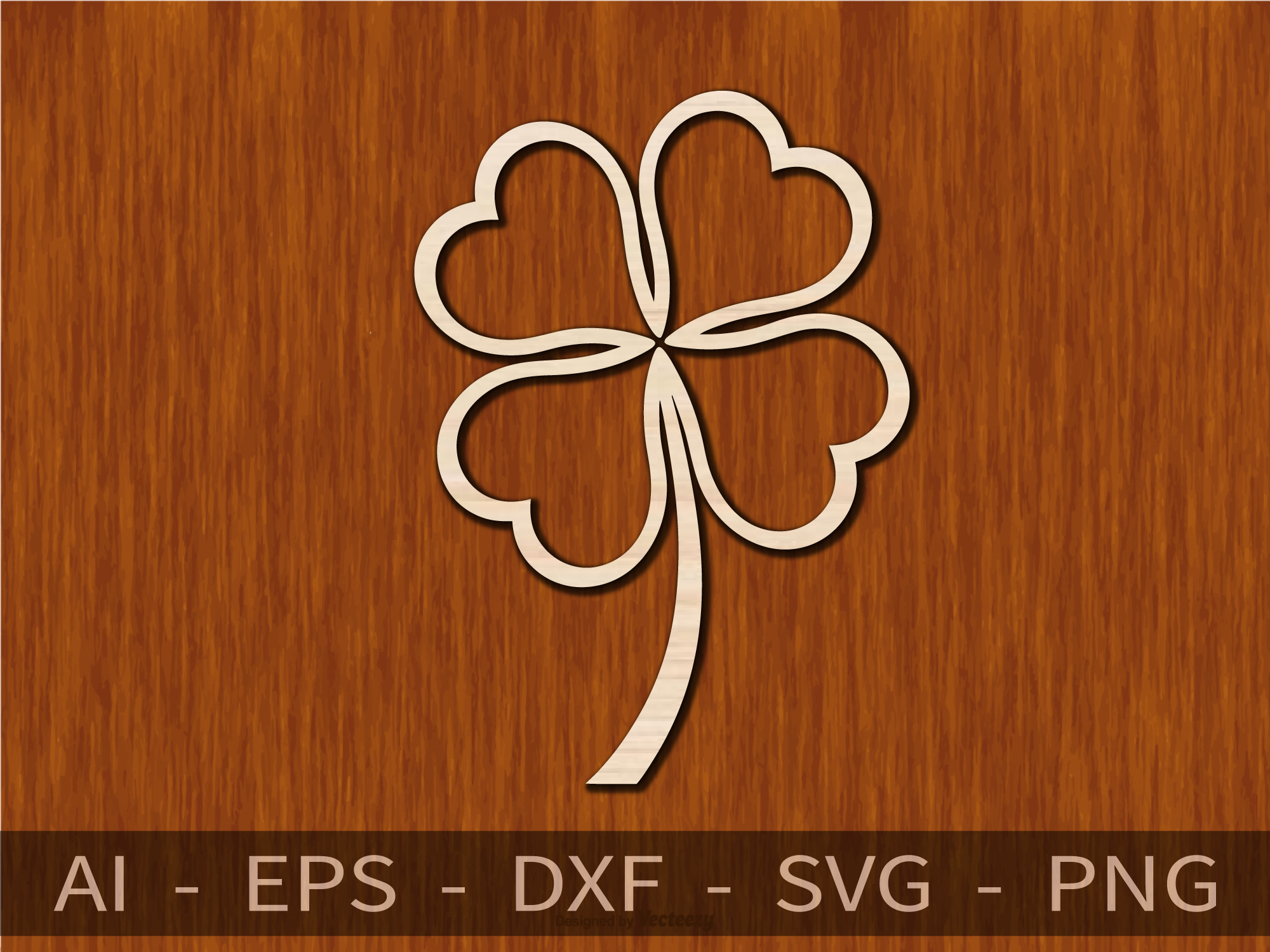 [Laser cut and engrave] Clover - Laser Cutting Design Bundle
