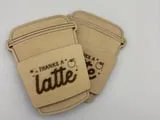 [Laser cut and engrave] Thanks a latte gift card holder