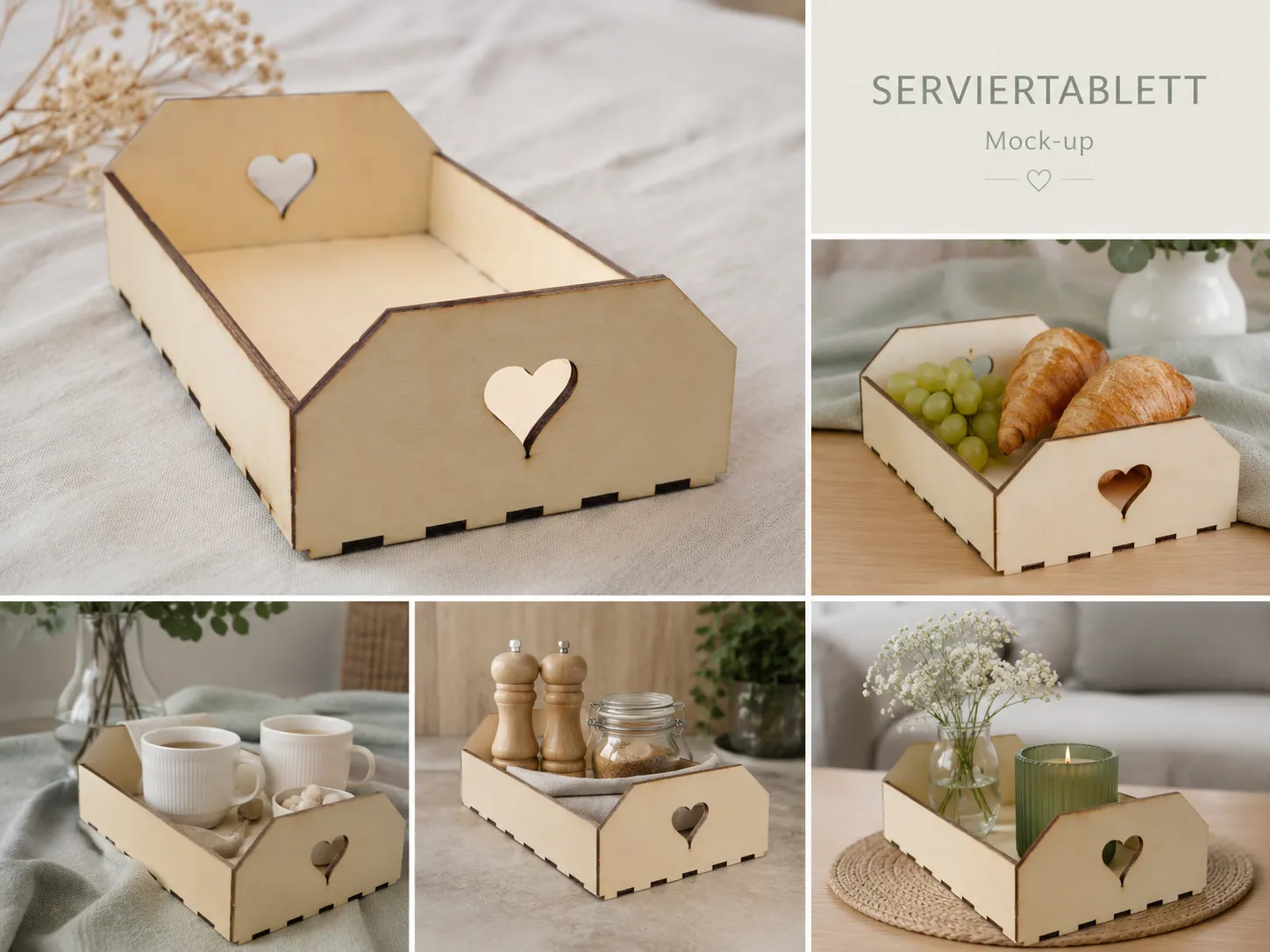 Serviertablett