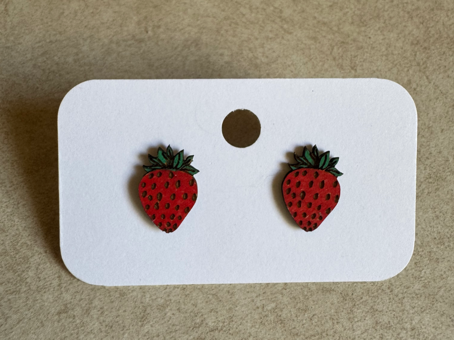 Strawberry Stud Earrings