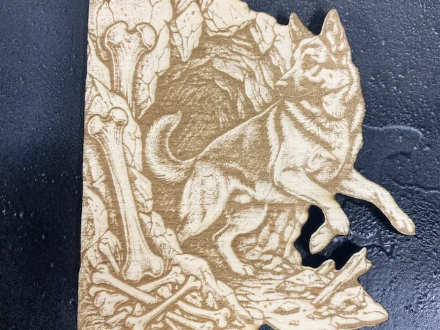 3d german shepard