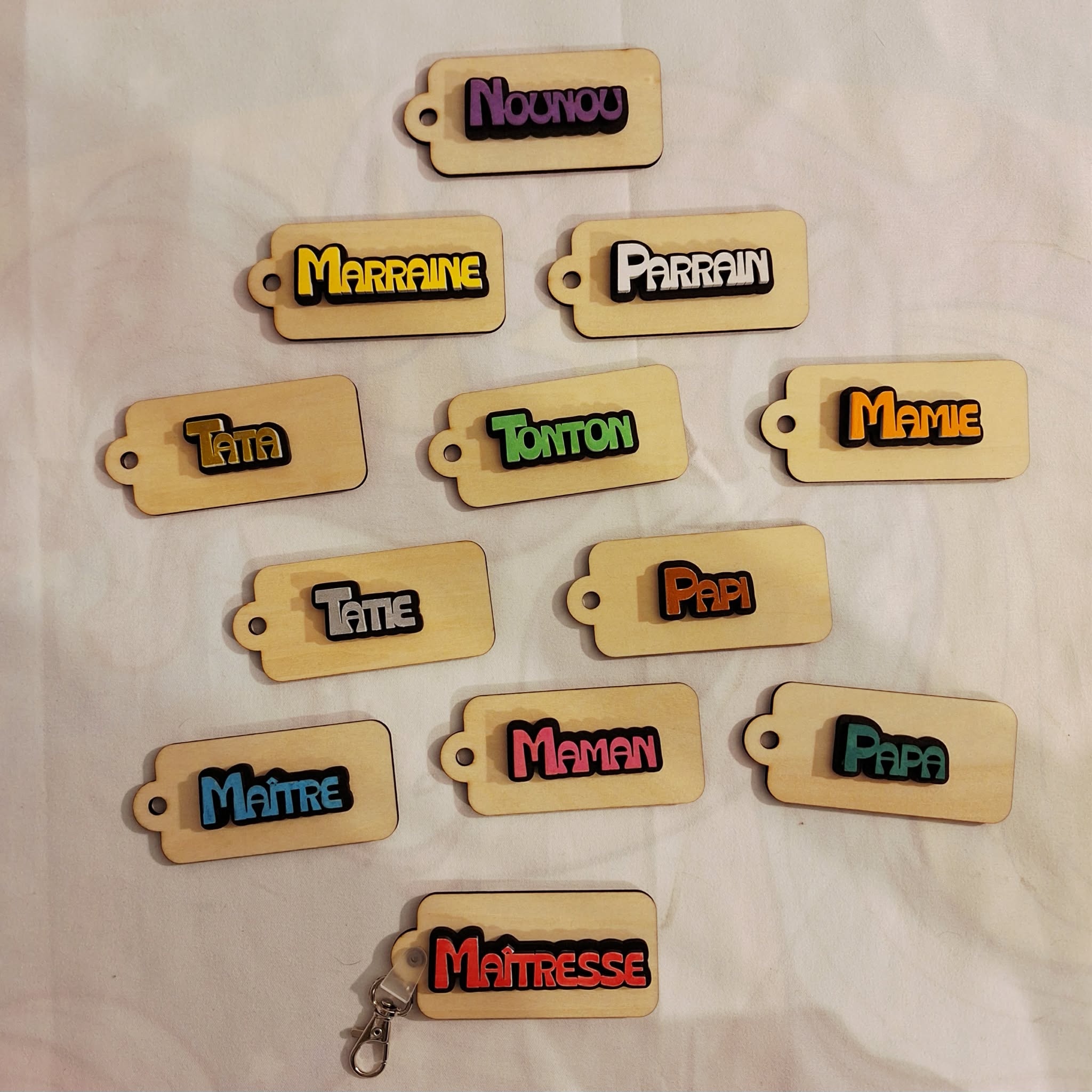 [Laser cut and engrave] Porte-clé