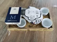 [Laser cut and engrave] Plateau de service en bois avec illustration de la Belle et la Bête