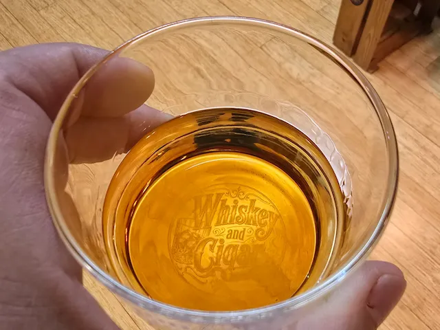 Whiskey and Cigar Rocks Glass