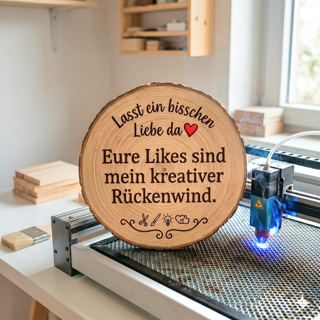 [Laser cut and engrave] Windlicht mit biblischem Segensspruch und Sternenmotiv, Teelicht-Halter