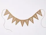[Laser cut and engrave] Personalisierte Wimpelkette ,vollständiges Alphabet & Zahlen für Geburtstag oder andere Events, aus Wellpappe; #craftthebirthdaycontest