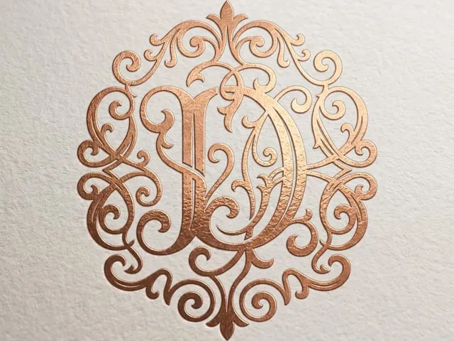 4 Decorative Letter D Monogram Logos