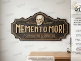 [Laser cut and engrave] Halloween Vintage Signs Bundle. Haunted House Decor Laser Cut Files. Layered Gothic Wall Signs. Halloween Quotes SVG. Retro