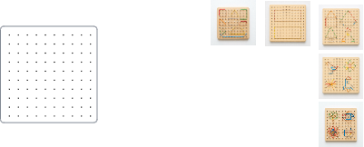 Geoboard - Geoplano - Géoplan.xs