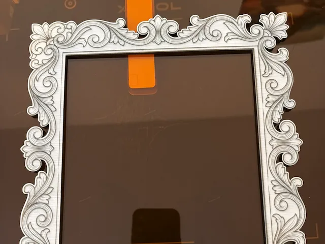 Ornate Baroque Style Rectangular Picture Frame