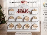 [Laser cut and engrave] 3D Christmas Ornament Display Stands Bundle. Christmas Ornament Holder Rack Laser Cut Files. Wooden Ornament Display SVG. Holiday Decor