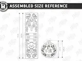 [Laser cut and engrave] Intricate wooden bookmarks with hanging charms featuring floral, celestial, and fantasy motifs Laser Cut bundle