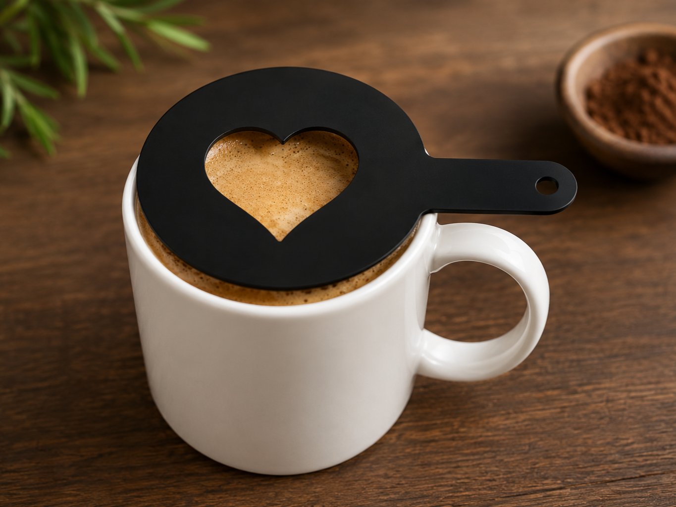 Heart Shape Coffee Stencil for Latte Art